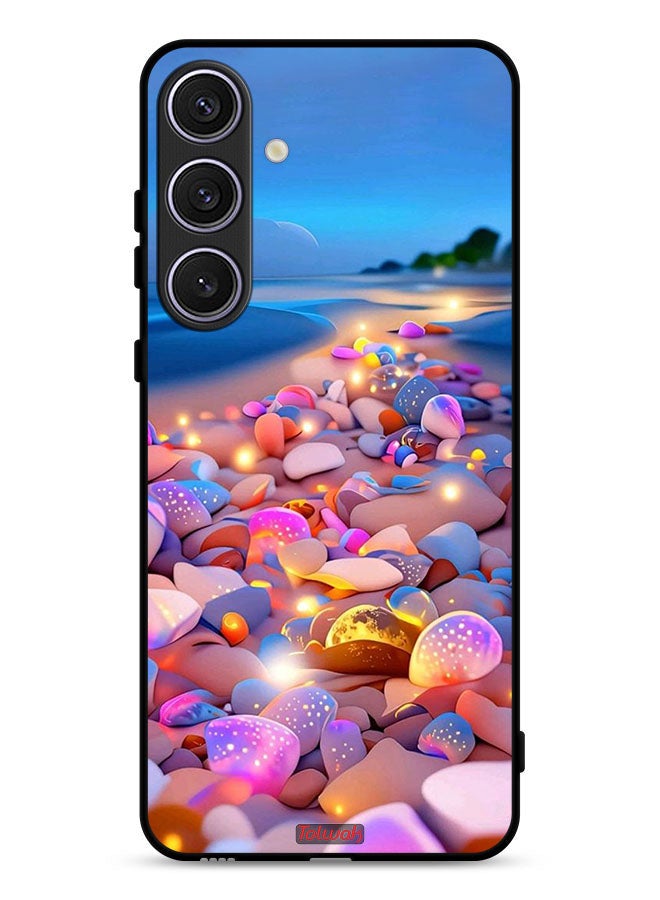 Tolwak Samsung Galaxy S25 FE Protective Case Cover Stones Art - Image 1