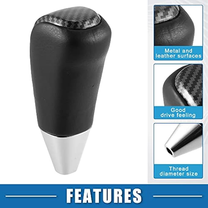 ريحني مقبض ناقل الحركة بعصا التروس مقبض ناقل الحركة لسيارة تويوتا لاند كروزر 20162021 4Runner 20032021 تندرا 20082021 نمط ألياف الكربون الأسود - Image 4