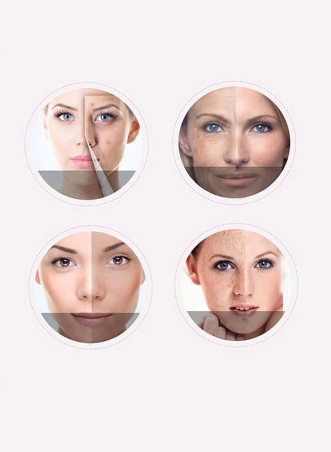 Loquat 3-Color LED Mask Pink/Silver 23cm - Image 3