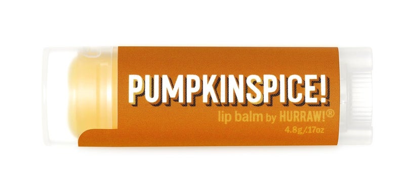 Hurraw Pumpkin Spice Lip Balm Organic Certified Vegan Cruelty and Gluten Free NonGMO 100 Natural Ingredients Bee Shea Soy and Palm Free Made in USA