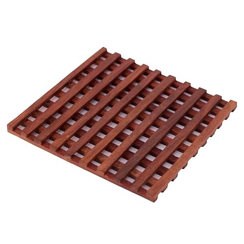 GURU JEE Handmade Wooden Trivet for Hot Dishes Pot Pan Tea Pot Holders - Image 2