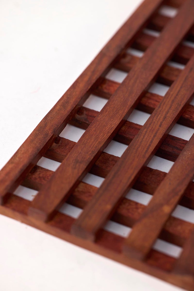 GURU JEE Handmade Wooden Trivet for Hot Dishes Pot Pan Tea Pot Holders - Image 3