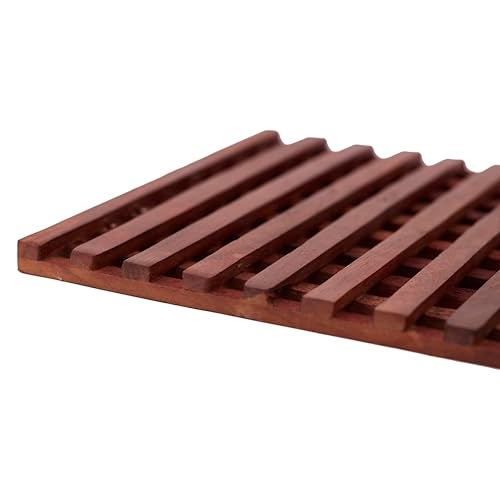 GURU JEE Handmade Wooden Trivet for Hot Dishes Pot Pan Tea Pot Holders - Image 4