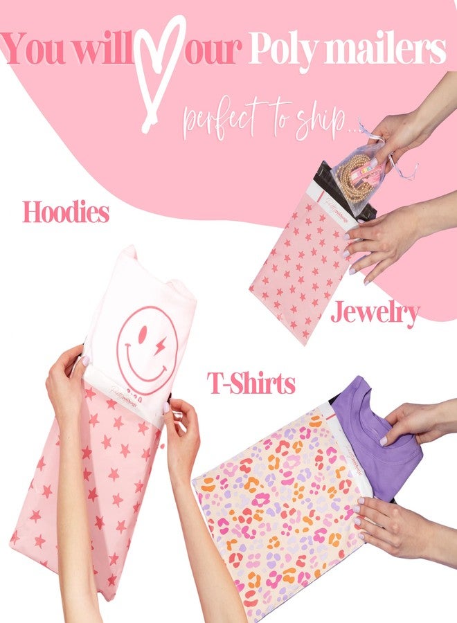 Pretty Package Store 10x13 Designer Poly Mailer 100 Pack Heavy Duty Waterproof Self Seal Shipping Bags for Small Business Large Mailing Envelopes Bulk Tear Resistant Packaging Blue Bows - Image 4