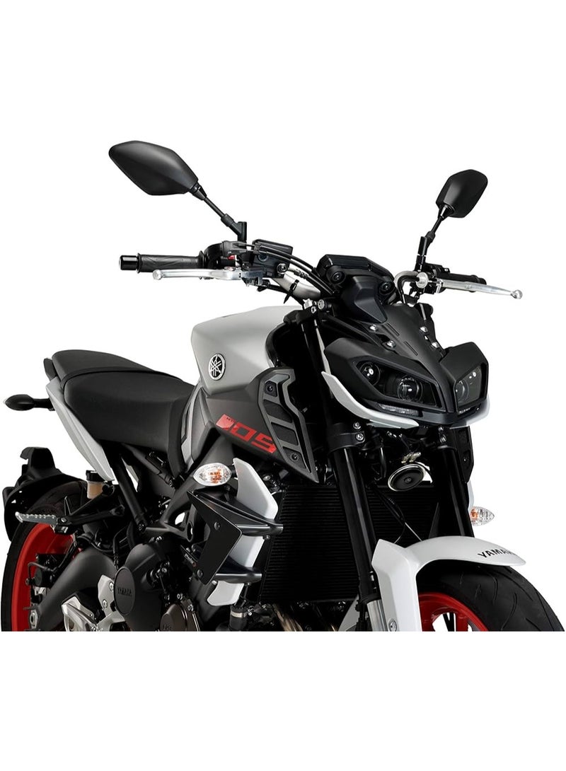 بويغ الجناح الأمامي Puig Downforce Naked لدراجة Yamaha MT-09 / SP (2017–2020) – أسود - Image 2