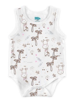 Babies Basic BabiesBasic 100% Super Combed Cotton, Sleeveless Romper/Bodysuit, for New Born to 24months. Set of 3 - Printed  - Image 5