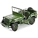 NUOTIE 118 Scale Military Tactical Car Model Willys MB US Army Truck Miniature Military Utility Off Road Vehicle Alloy Metal Diecast Model for Adults Collection or Gift - Image 3