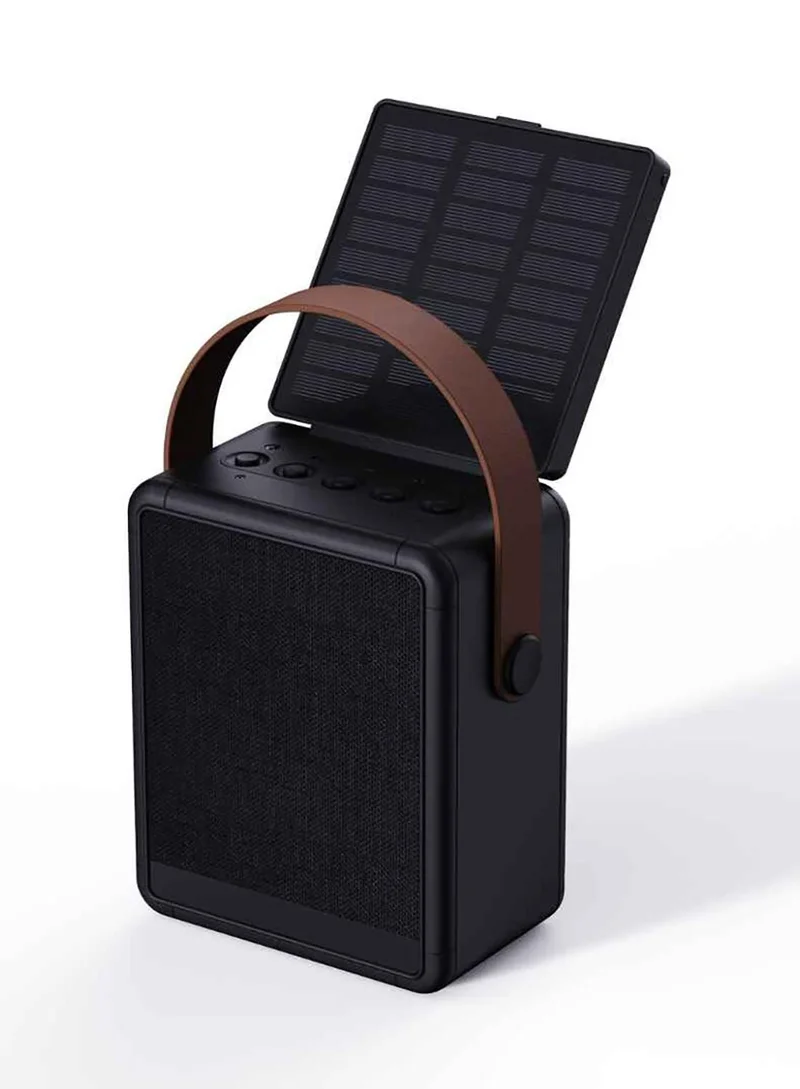 Memorii SOLA - @memorii RCS Recycled Solar Speaker & Lamp - Black