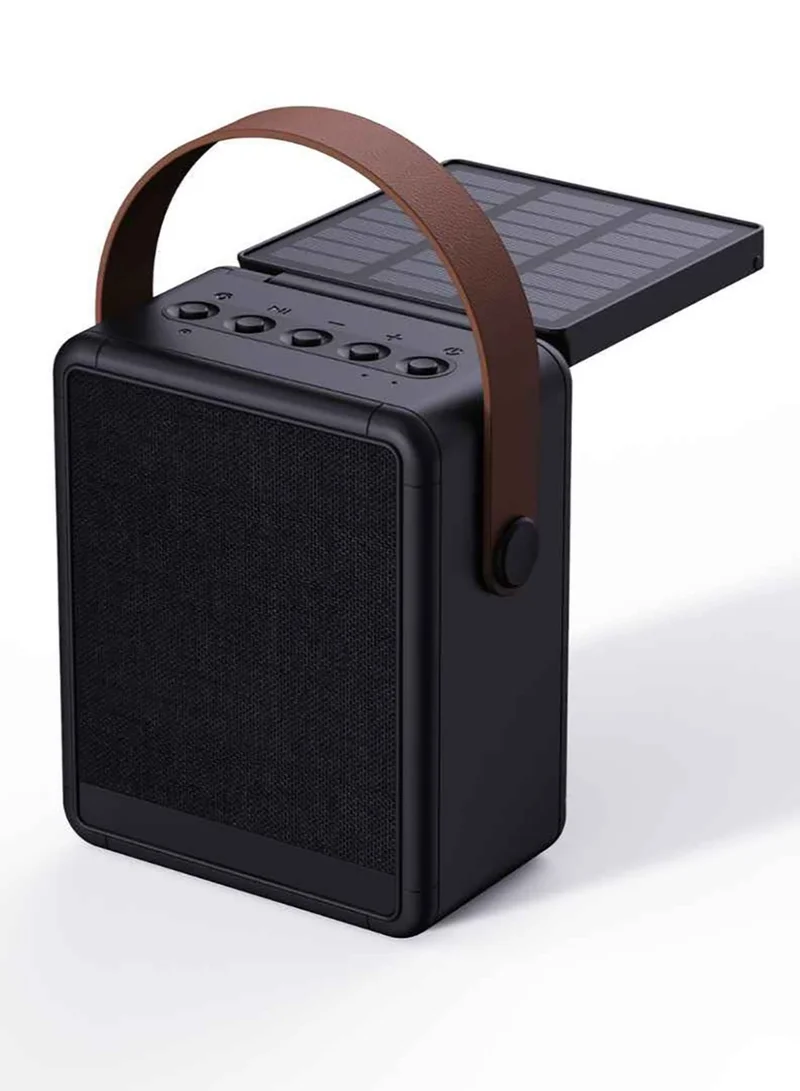 Memorii SOLA - @memorii RCS Recycled Solar Speaker & Lamp - Black