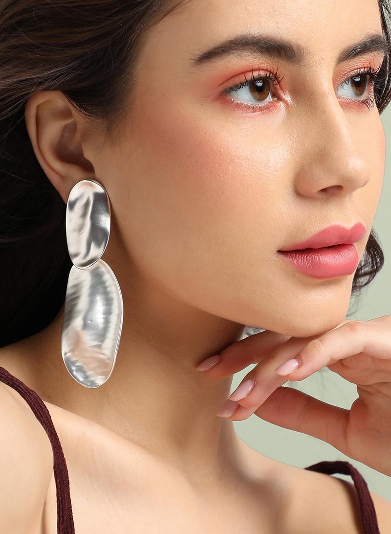 SOHI Oblong Artificial Drop Earring Jewellery - Image 4