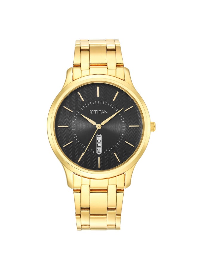 TITAN - Gents Karishma Analog Black Dial Men's Watch-1825YM02 - Image 1