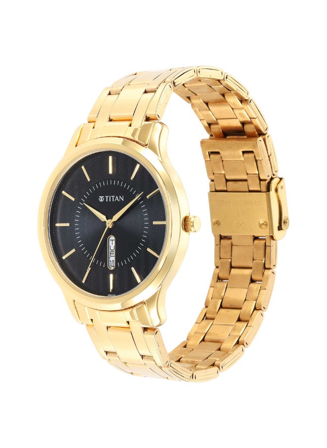 TITAN - Gents Karishma Analog Black Dial Men's Watch-1825YM02 - Image 1