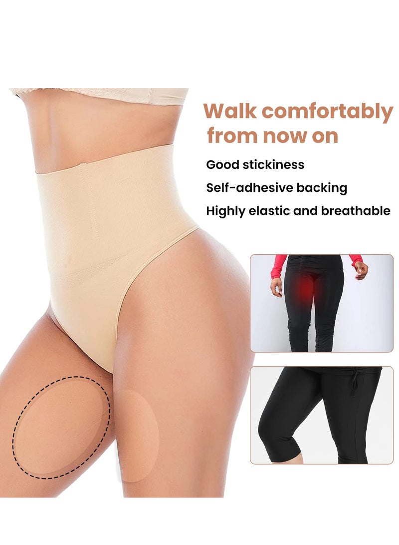 SYOSI Anti Chafing Friction Pads, Invisible Anti Chafing Thigh, for Women Men Inner Thighs Chafe Rubbing Protection Breathable Skin Tape, for Outdoor Rub Protection (6PCS) - Image 2