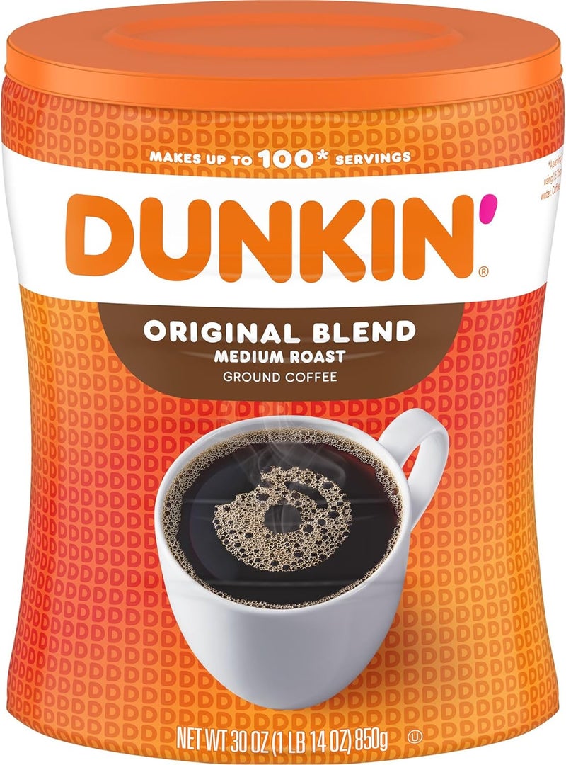 Dunkin' Donuts Original Blend Ground Coffee, Medium Roast - Image 1
