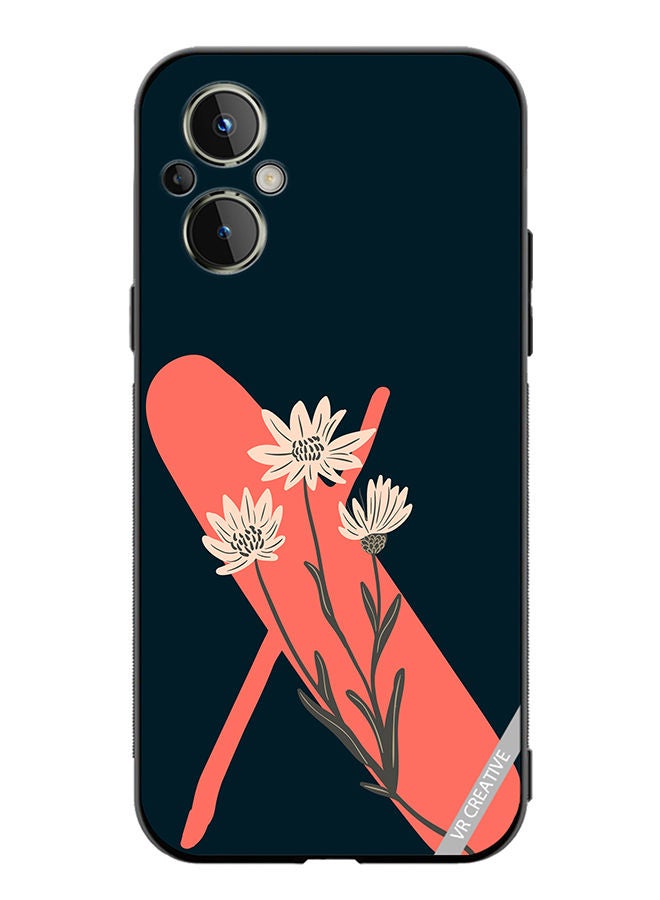 VR CREATIVE Protective Case Cover For OnePlus Nord N20 5G Alphabet X Design Multicolour - Image 1