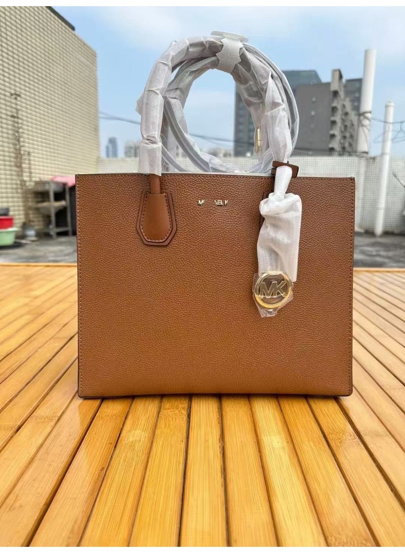 Michael Large Monogram Tote & Handbag for Women – Genuine Cow Leather, Casual & Versatile Shoulder/Crossbody Commuter Bag (M Brand)​ - Image 2