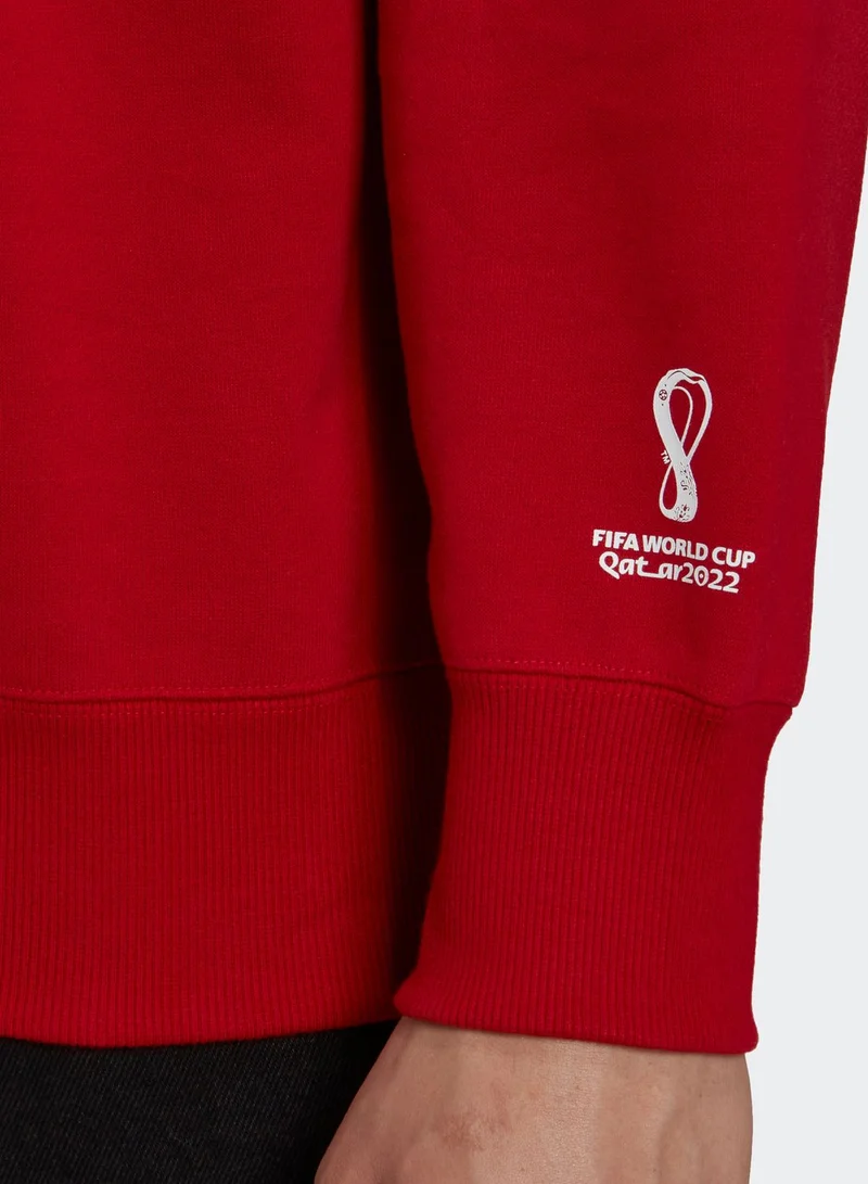 adidas سويت شيرت مزين بشعار الماركة