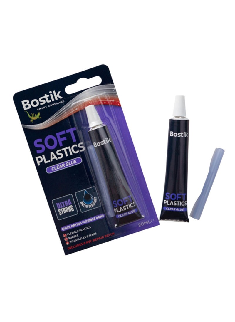 Bostik - Ultra Strong Clear Glue For Soft Plastics 20ml Content - Image 1