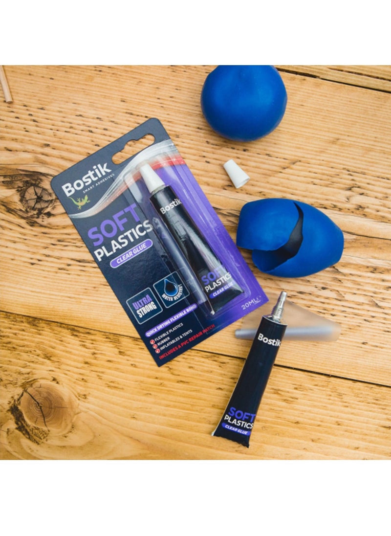 Bostik - Ultra Strong Clear Glue For Soft Plastics 20ml Content - Image 1