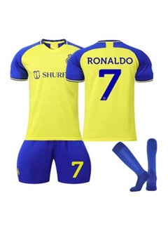 BUYCO Kids Football Jersey Set Cristiano Ronaldo No #7 Soccer