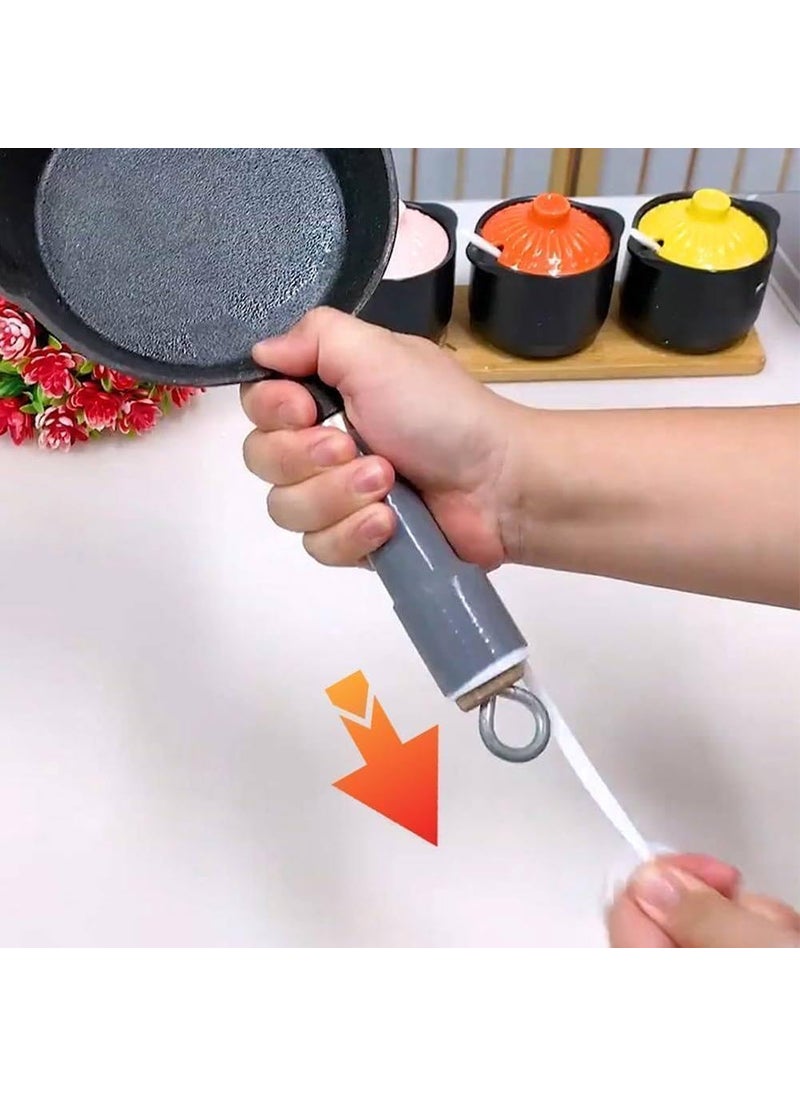 ASHAPURA CREATION Pot Handle Heat Insulation Silicon Cover Pot Handle Covers Heat Resistant Silicone Thermal Insulation Cast Iron Handle Cover Frying Pan Handle Sleeve Knives Door Handles  - Image 4