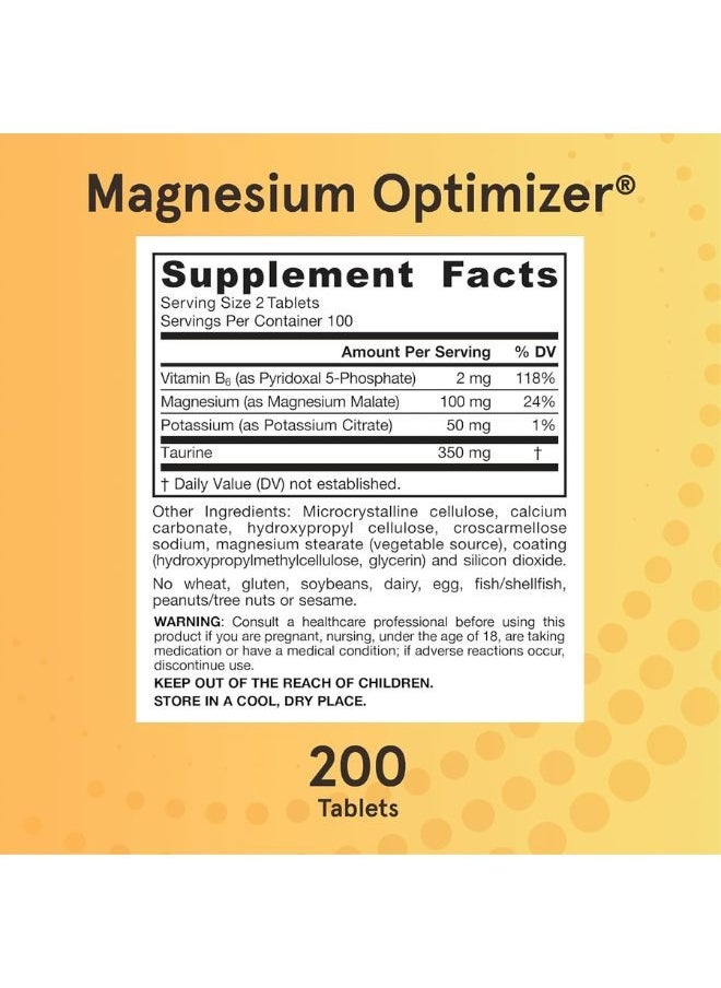 jarrow formulas - Magnesium Optimizer Tablets Supports Bone Function 200'S - Image 1