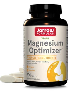 jarrow formulas Magnesium Optimizer Tablets Supports Bone Function 200'S  - Image 1