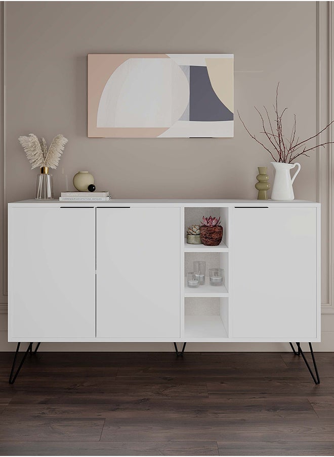 Mourah Home Clara Console - White/White - 2 Years Warranty  - Image 2