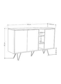 Mourah Home Mourah Clara Console - White/White - 2 Years Warranty  - Image 5
