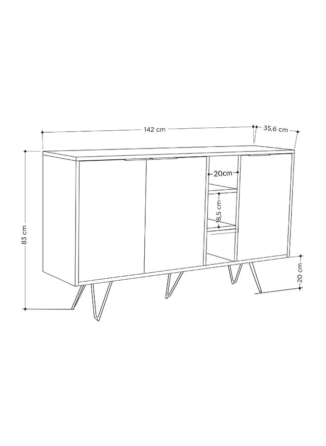 Mourah Home Clara Console - White/White - 2 Years Warranty  - Image 5