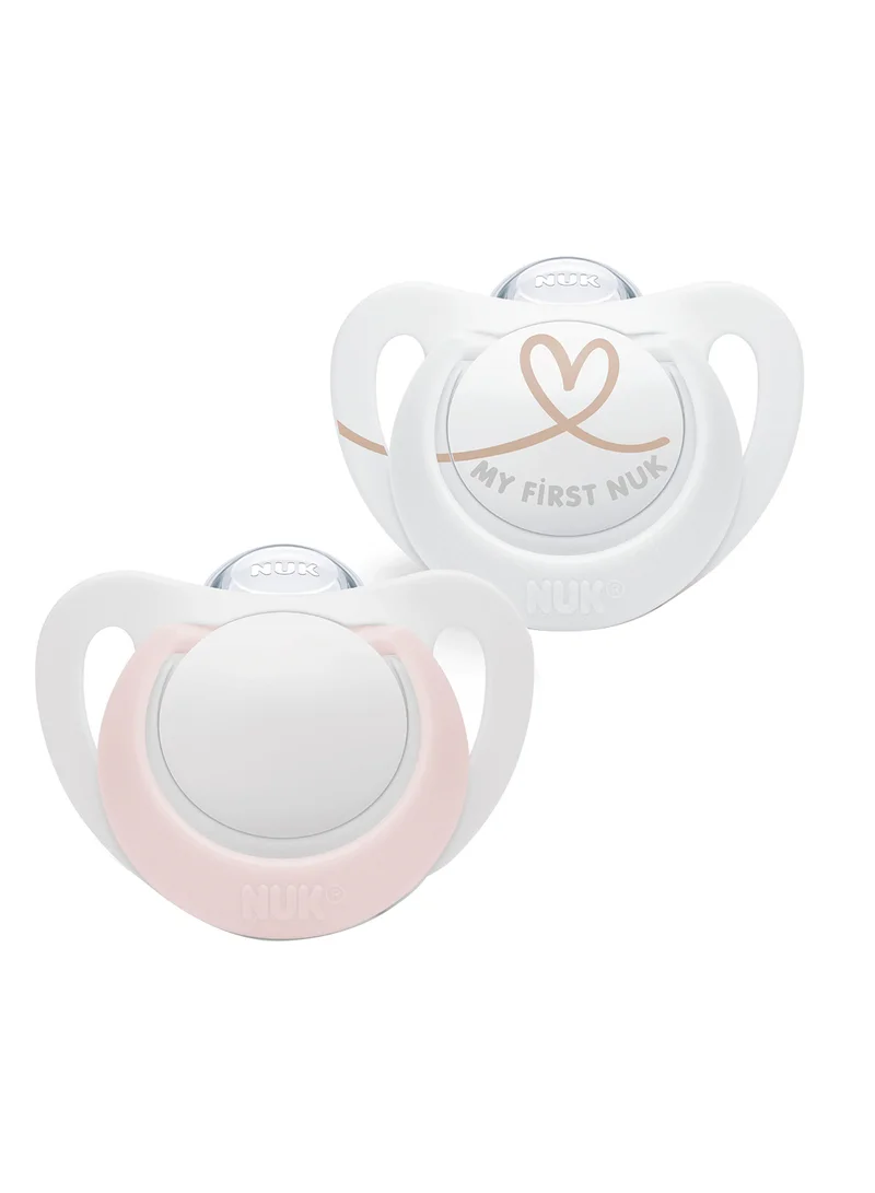 NUK Star Silicone Soother 0-6 months Assorted