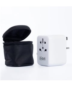 izon One World 20w Gan 3 Ports + AC Travel Adapter  - Image 3