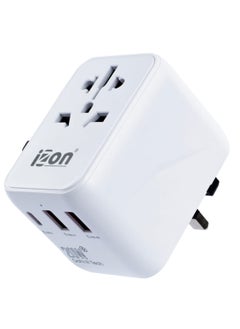 izon One World 20w Gan 3 Ports + AC Travel Adapter  - Image 4
