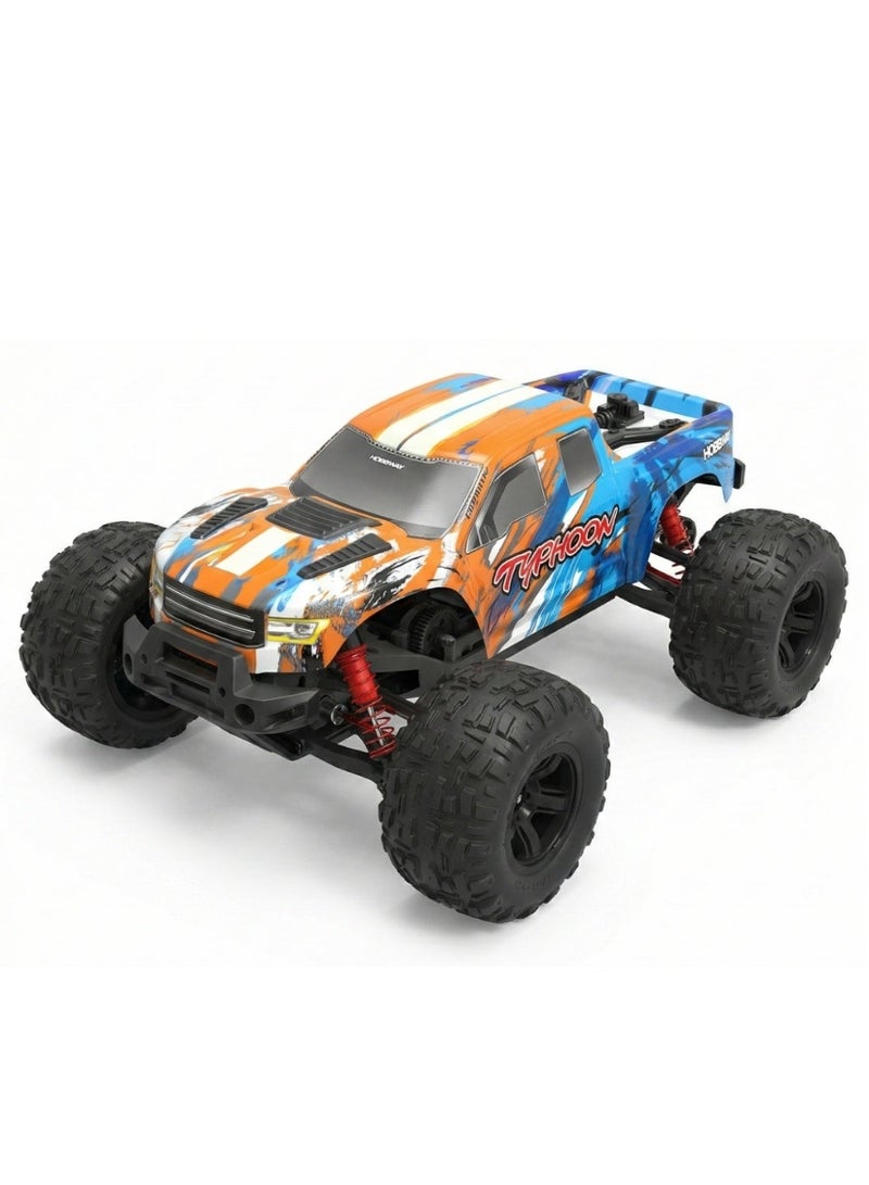 تايفون Mytoys Hobbiway Typhoon Orange - High-Speed RC Off-Road Desert Racing Car 4WD MT660 1/10  – 2.4GHz Remote Control - Image 4