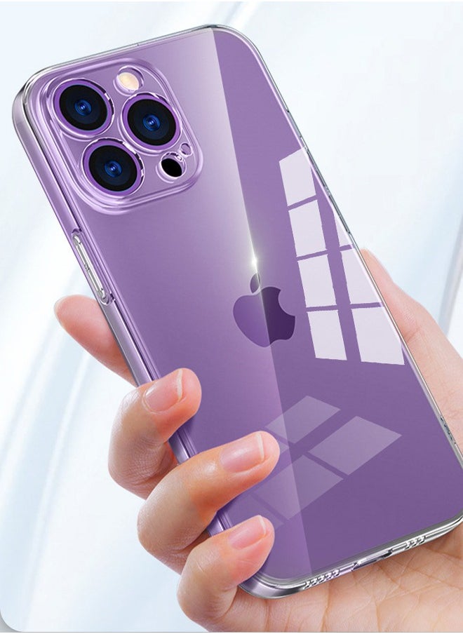 Generic - iPhone 15 Pro Max Case Cover,Anti-Yellowing Anti-Explosion Comfortable Hold Mobile Phone Case, Slim Thin Crystal iPhone 15 Pro Max Case , Full Coverage Lens Protection, Shockproof Anti-Scratch Clear - Image 1