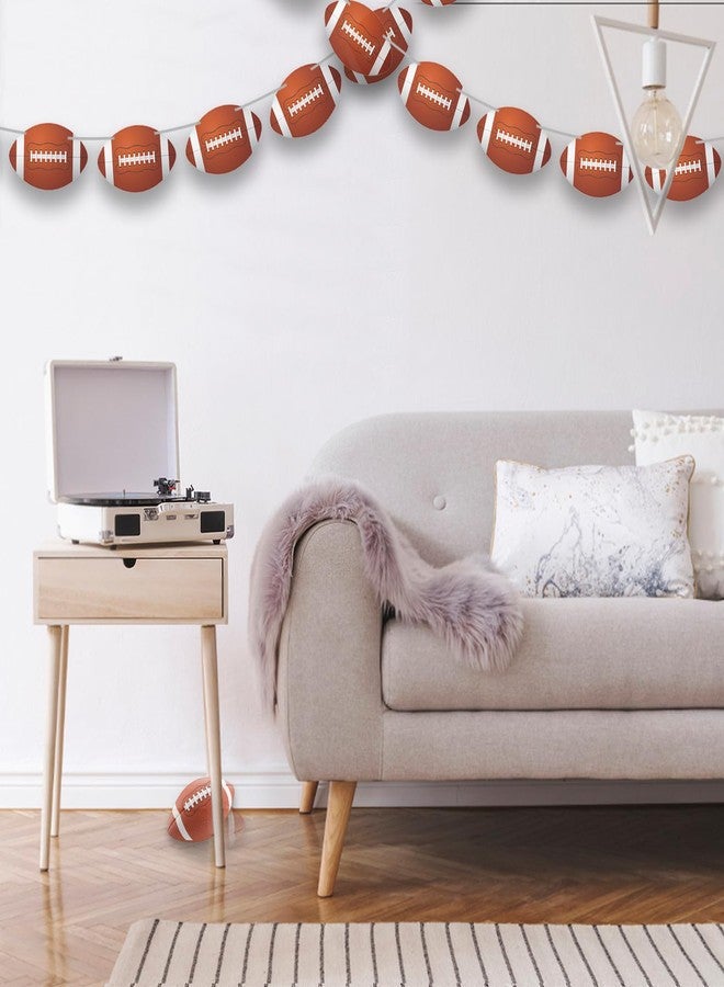 Oarkive 2pcs Football Party Decorations Football Banner Assembled Football Garland Paper Cutouts Football Party Banners for Football Decorations for Football Classroom Decor Sports Theme Birthday Office Party - Image 2