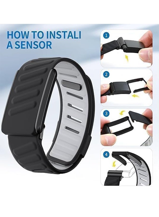 HAVEN Rugged Comfort Silicone Wristband Compatible with WHOOP 5 | Whoop MG Band, Waterproof and Sweatproof, for Men Women with Metal Frame Connector - Image 3