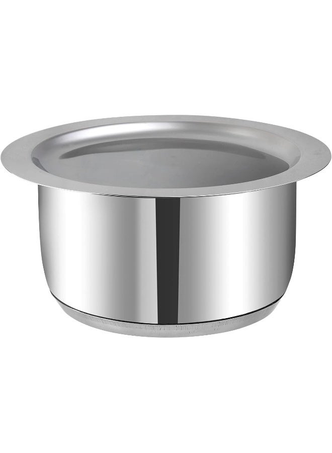 VINOD Stainless Steel 3 pc Tope Set/Cooking Pot/Boiling Pot with Capacity of 1 litres, 1.4 litres & 1.8 litres with Stainless Steel Lids, Gas Stove and Induction Friendly, SAS Bottom - Image 4