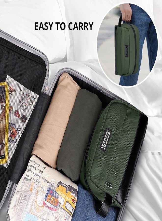 WITZMAN Toiletry Bag for Men Women Lightweight Hanging Travel Bathroom Bag Water-resistant Dopp Kit Shaving Bag Cosmetic bag （B692 Army Green） - Image 4
