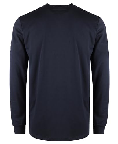 BOCOMAL FR Shirts Flame Resistant Shirt 5.5oz 100% Cotton Navy Light Weight CAT2 Fire Retardant Henley Shirts - Image 3