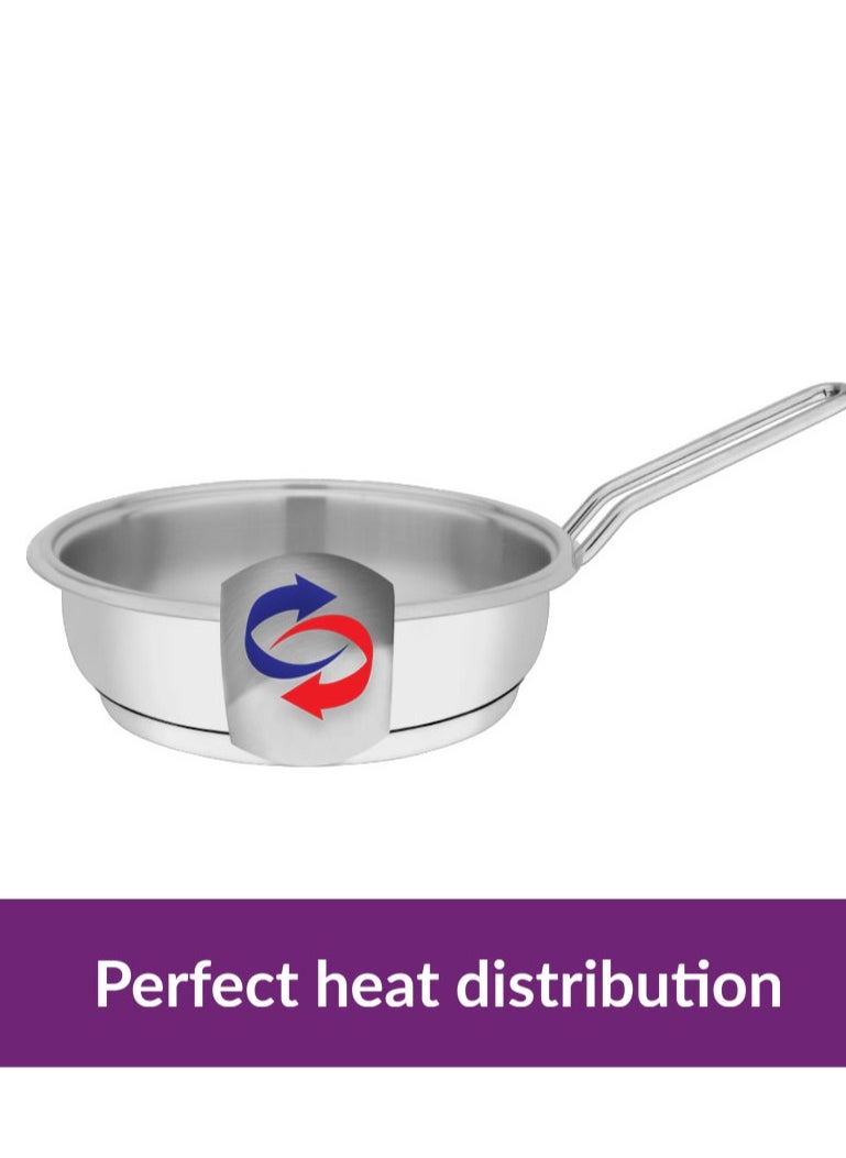 6 October - Frying Pan With Capsule Bottom With Handle Size 24Cm - Image 1
