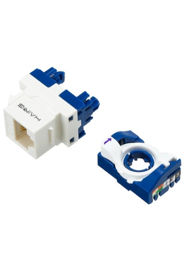 Haing CAT6 UTP Tool Free Modular Connector (180°) HI-KJ03 - Image 1