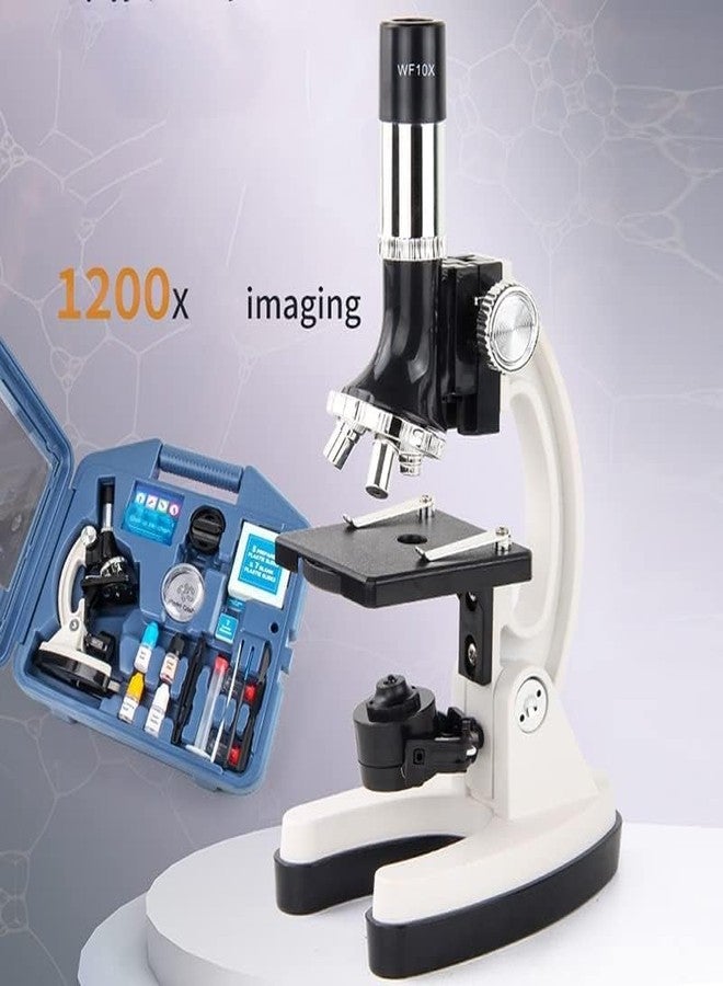 PN AVAN Kids Microscope Science Kit for Age 6+ Years | 1200X Educational Microscope Set with 28 Accessories, Prepared Slides & Storage Case | STEM Learning Toy for Boys & Girls - Image 5