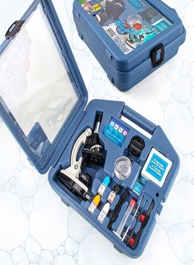 PN AVAN Kids Microscope Science Kit for Age 6+ Years | 1200X Educational Microscope Set with 28 Accessories, Prepared Slides & Storage Case | STEM Learning Toy for Boys & Girls - Image 3
