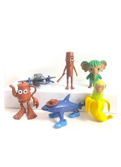 Y&D 6 pcs Tutu Sahur Action Figure Toys For Fans  Series Figures Model Birthday Cake Toppers  - Image 3