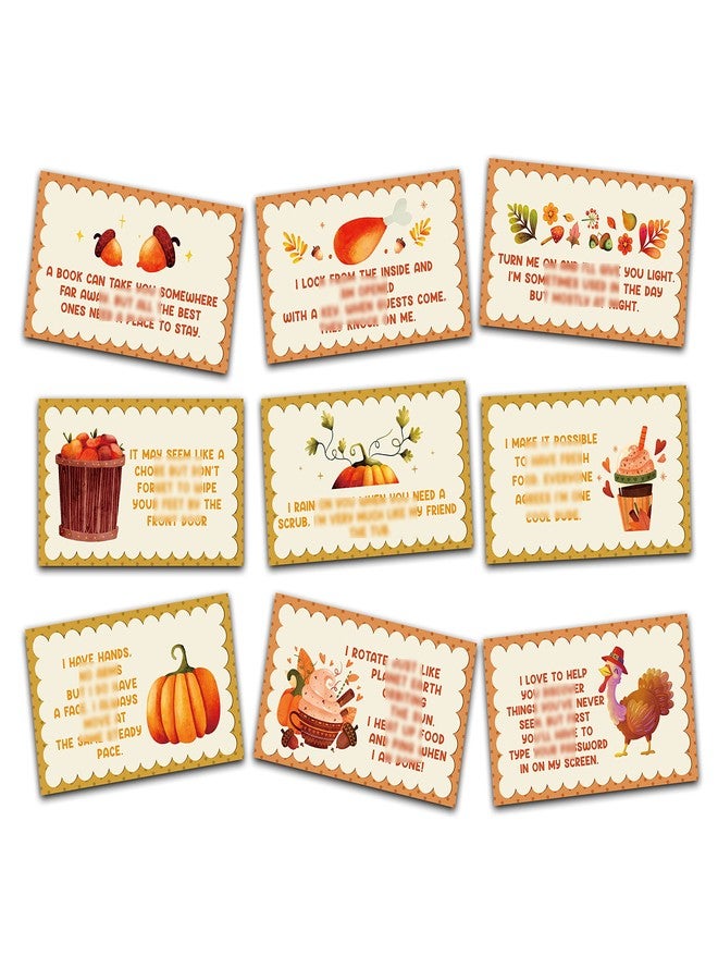 Levitatinyear Thanksgiving Treasure Hunt Clues - Fall Scavenger Hunt Clues - Outdoor Indoor Autumn Harvest Riddles - Turkey Party Games for Adults - Thanksgiving's Day Activities & Decorations (14 Pack)-01 - Image 1