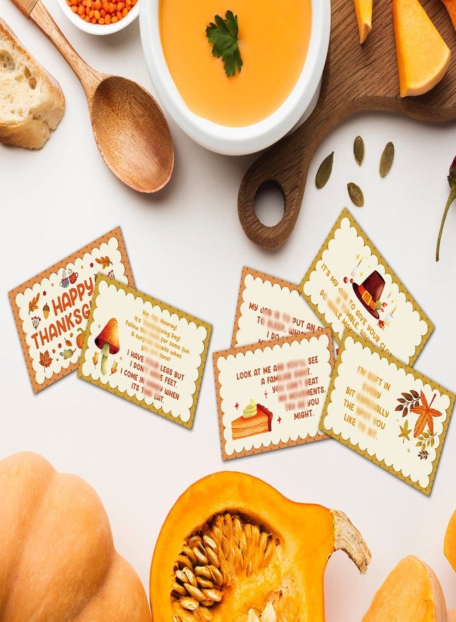 Levitatinyear Thanksgiving Treasure Hunt Clues - Fall Scavenger Hunt Clues - Outdoor Indoor Autumn Harvest Riddles - Turkey Party Games for Adults - Thanksgiving's Day Activities & Decorations (14 Pack)-01 - Image 3