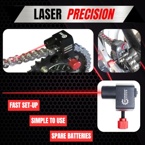 Gearhead Zone Chain & Sprocket Alignment Tool - Laser Application - Image 4