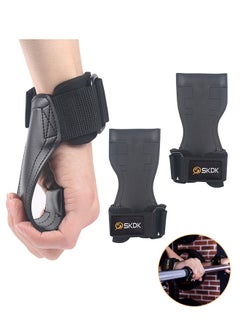 SKDK Weight Lifting Grips with Wrist Straps, Non-slip Padded Workout Gloves for Men and Women Deadlift, Pull Up, Rows, Home Gym Power Training Strong Rubber Gloves or Straps for Bodybuilding  - Image 1