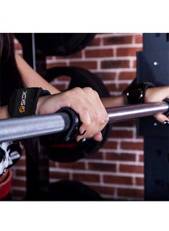 SKDK Weight Lifting Grips with Wrist Straps, Non-slip Padded Workout Gloves for Men and Women Deadlift, Pull Up, Rows, Home Gym Power Training Strong Rubber Gloves or Straps for Bodybuilding  - Image 3